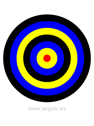 Bullseye Target 12