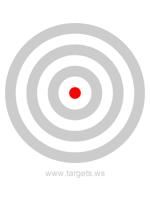 Bullseye Target 14