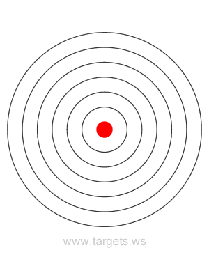 Printable Targets Print Your Own Bullseye Shooting Targets Printable Targets Print Your Own Bullseye Shooting Targets