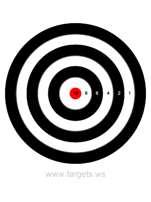 printable targets print your own shooting targets