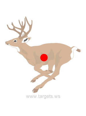Running Deer Shooting Target
