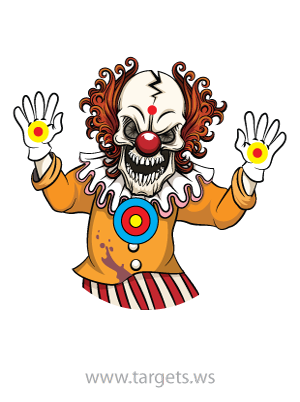 printable targets print your own scary monster targets