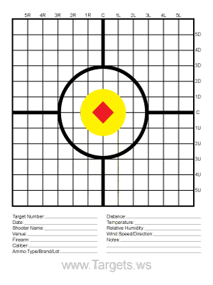 printable targets print your own sight in shooting targets