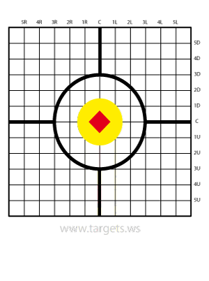 Paper Shooting Target-Great for Sighting in Scope-25 Targets 