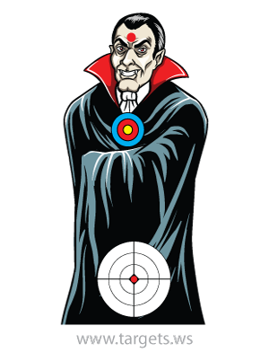 printable targets print your own scary monster targets