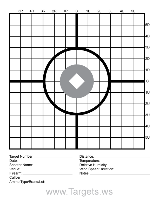 printable targets print your own sight in shooting targets