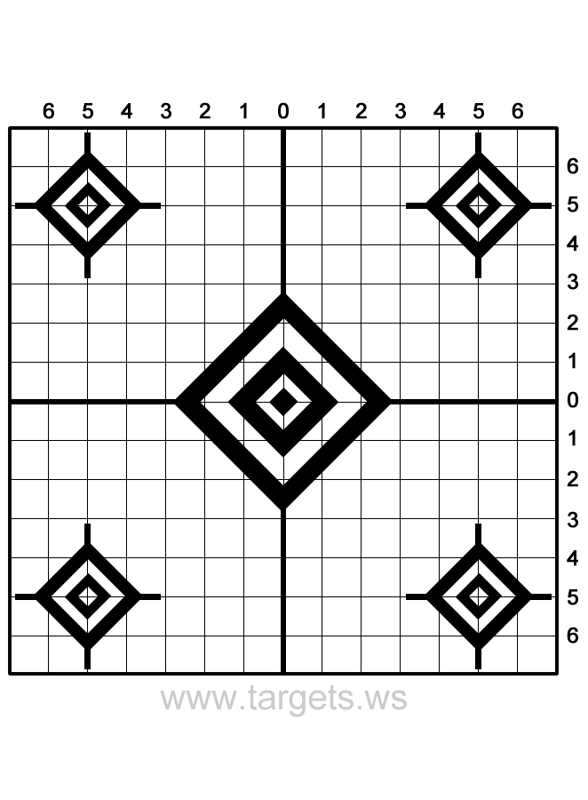 Printable Targets - Print your own sight-in shooting targets